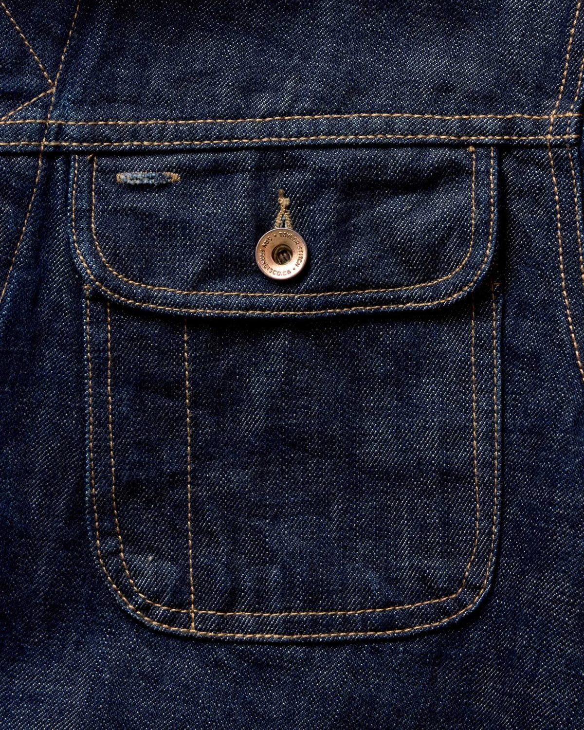 The Long Haul Jacket in Rinsed Organic Selvedge