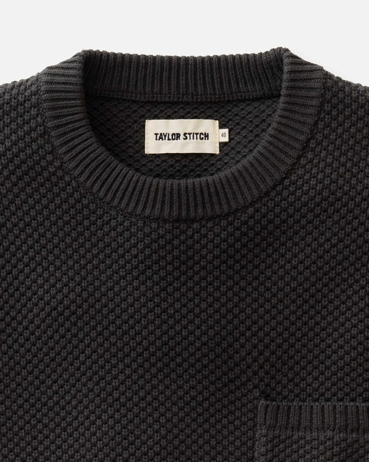 The Crawford Crew Sweater in Charcoal