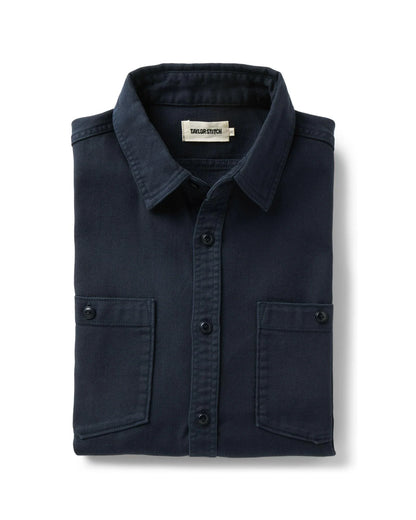 The Dispatch Shirt in Navy Broken Twill