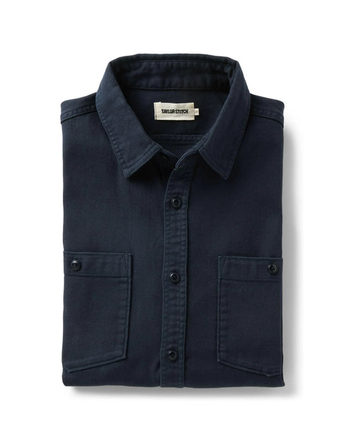 The Dispatch Shirt in Navy Broken Twill