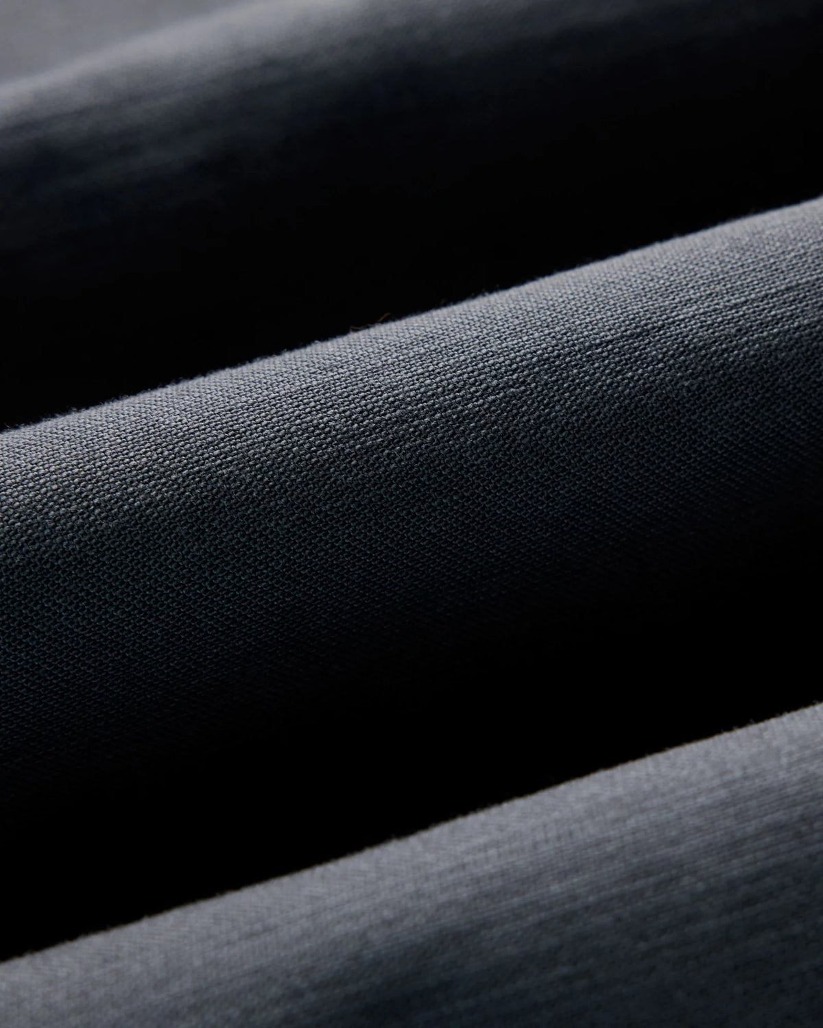 The Surplus Shirt in Faded Black Reverse Sateen