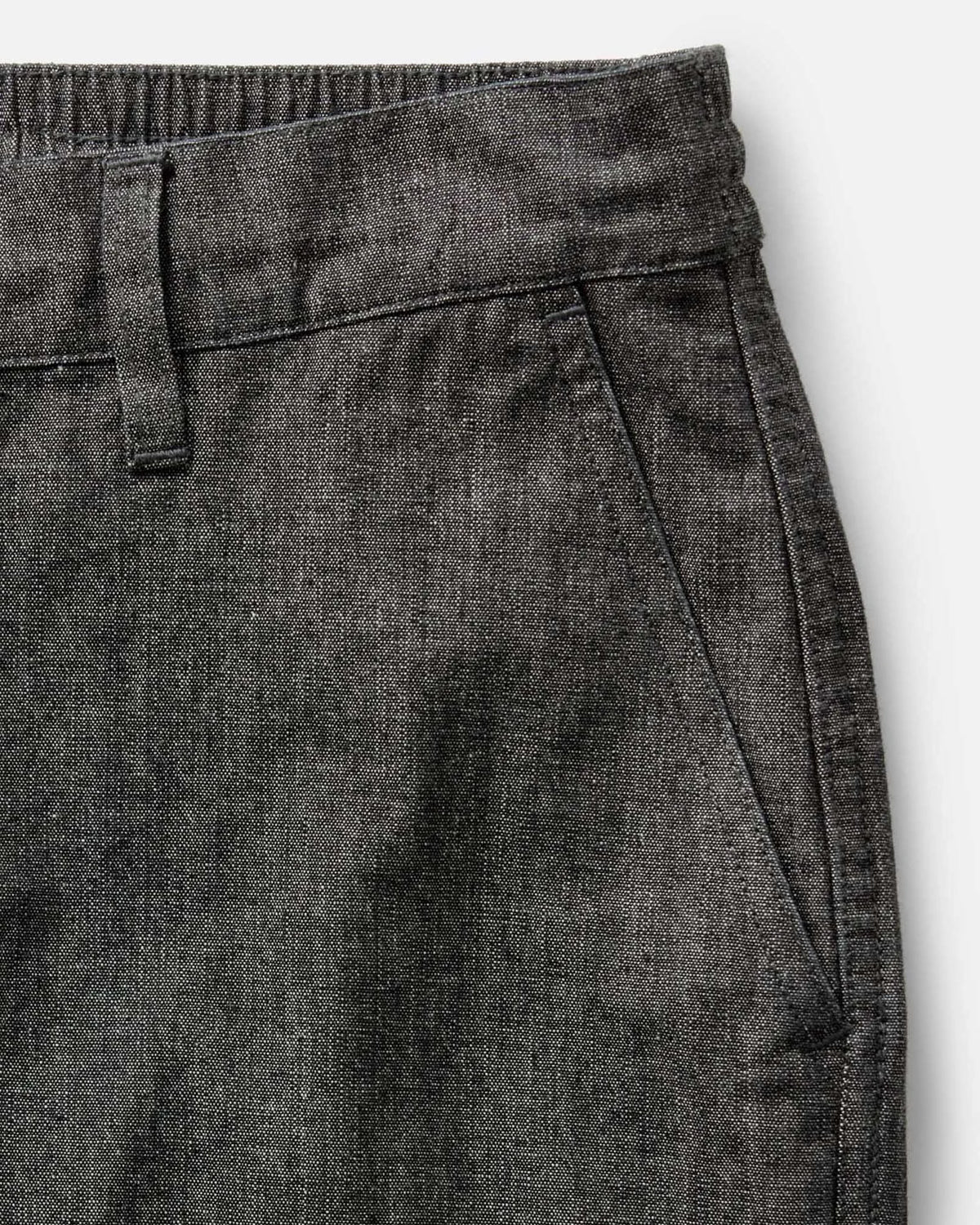 The Easy Pant in Black Indigo Chambray