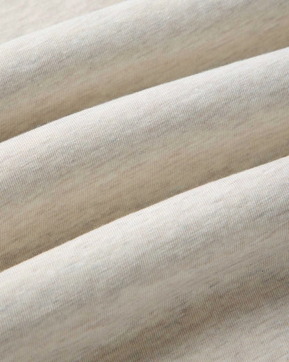 The Cotton Hemp Tee in Heather Oat
