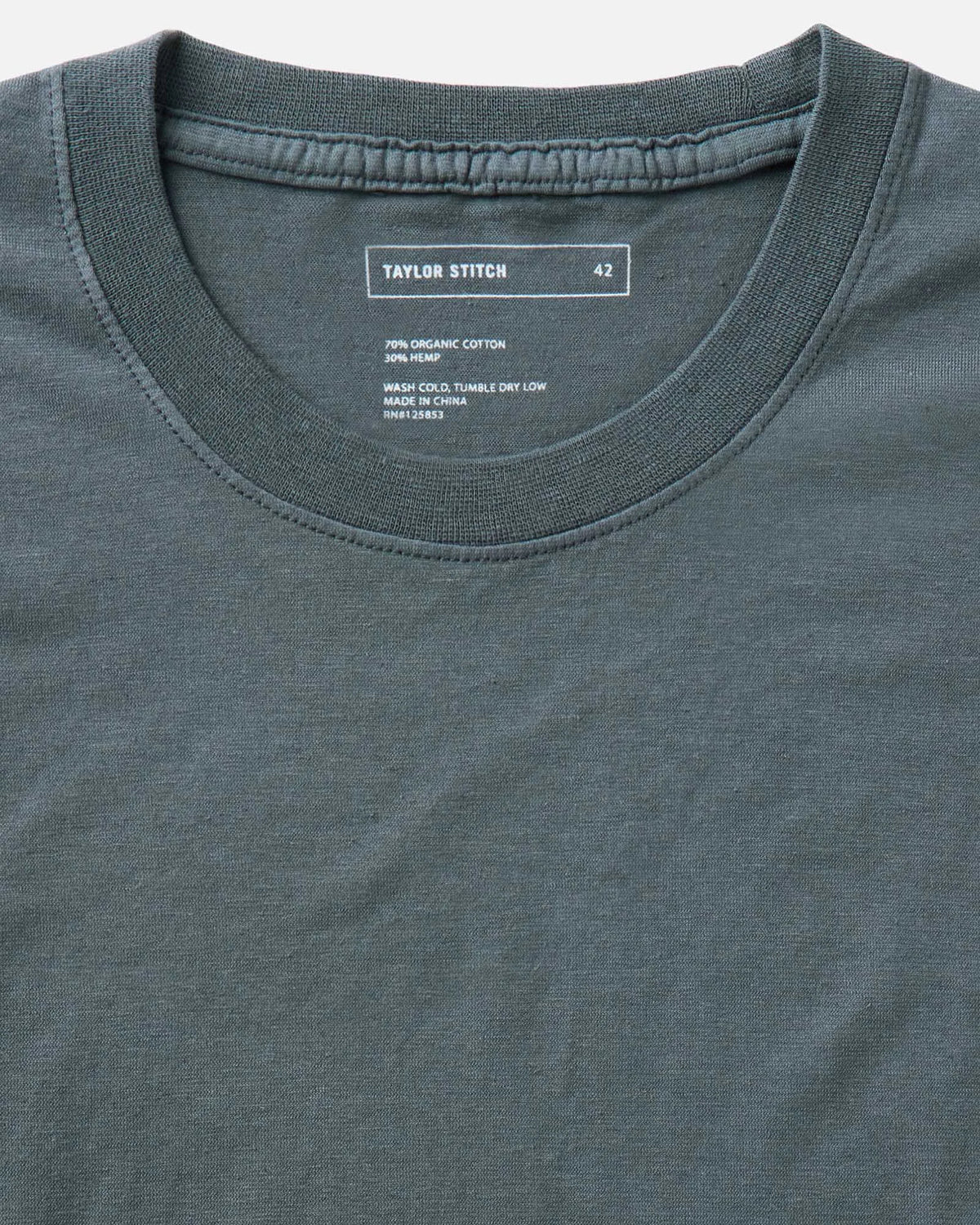 The Cotton Hemp Tee in Navy