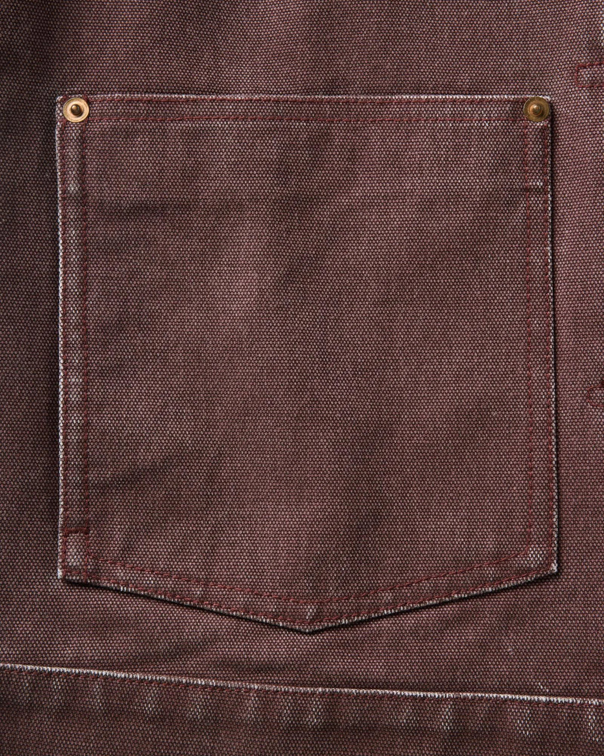 The Ryder Jacket in Burgundy Chipped Canvas