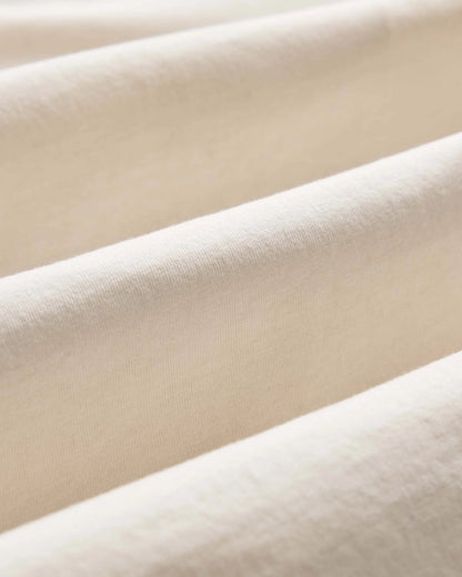 The Organic Cotton Long Sleeve Tee in Vintage White