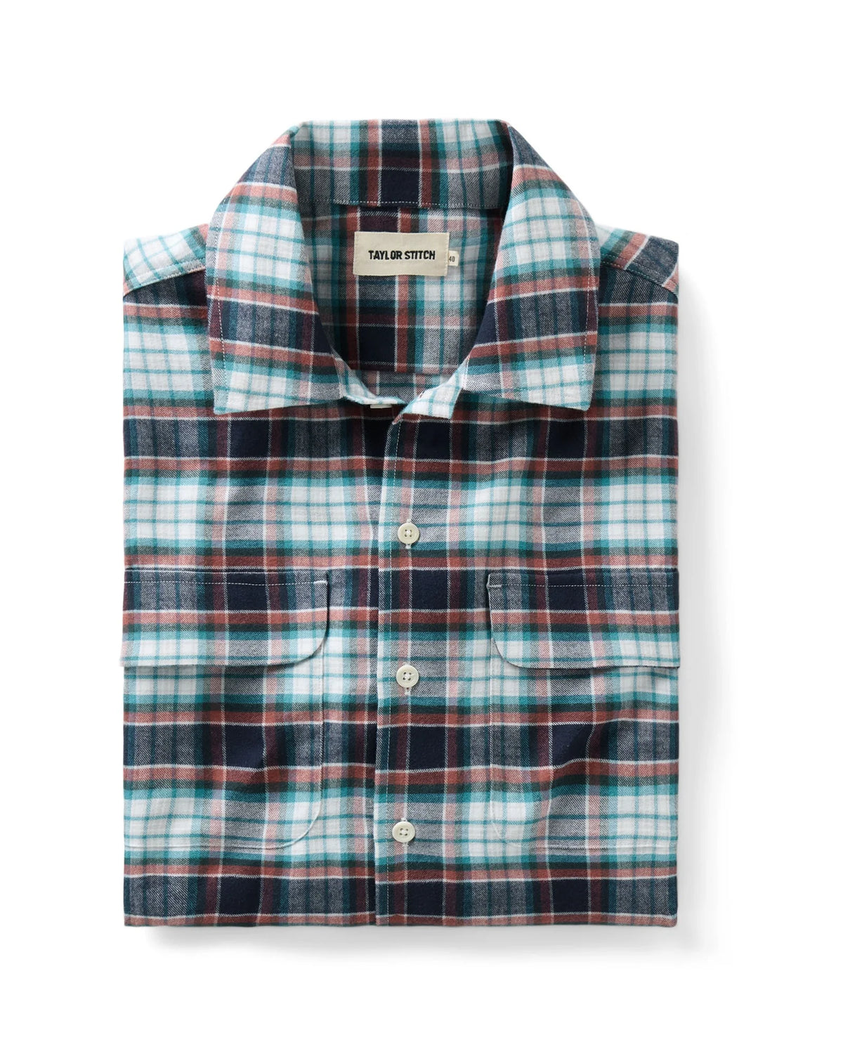 The Shore Shirt in Harbor Check Portuguese Flannel