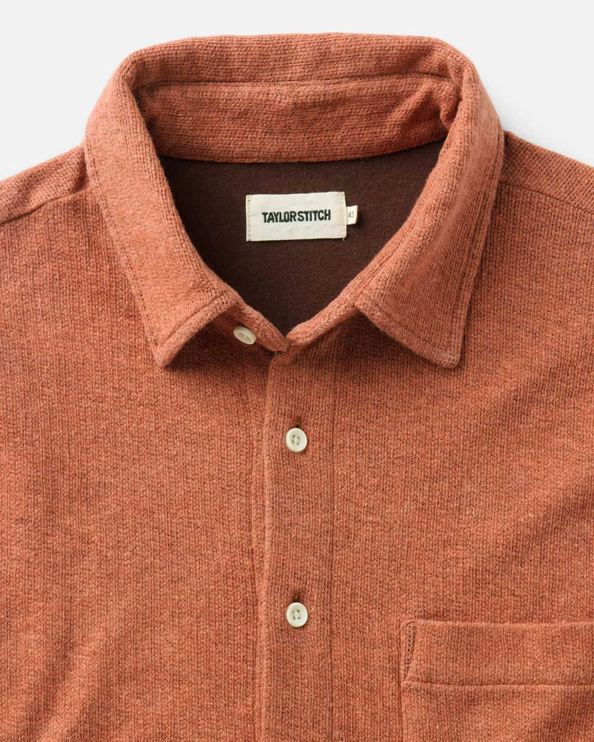 The Short Sleeve California in Heather Driftwood Double Knit