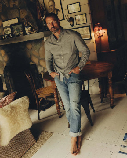 The Democratic Jean in Light Wash Organic Selvedge