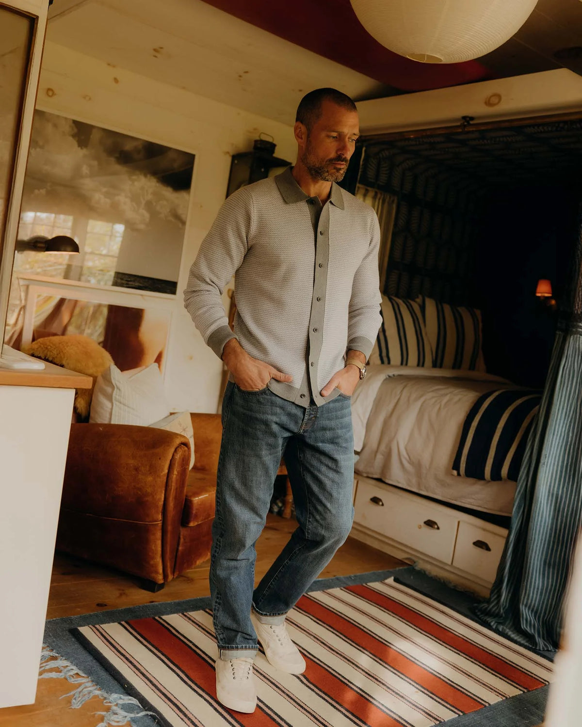 The Democratic Jean in Mid Wash Organic Selvedge