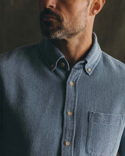 The Jack in Washed Indigo Waffle