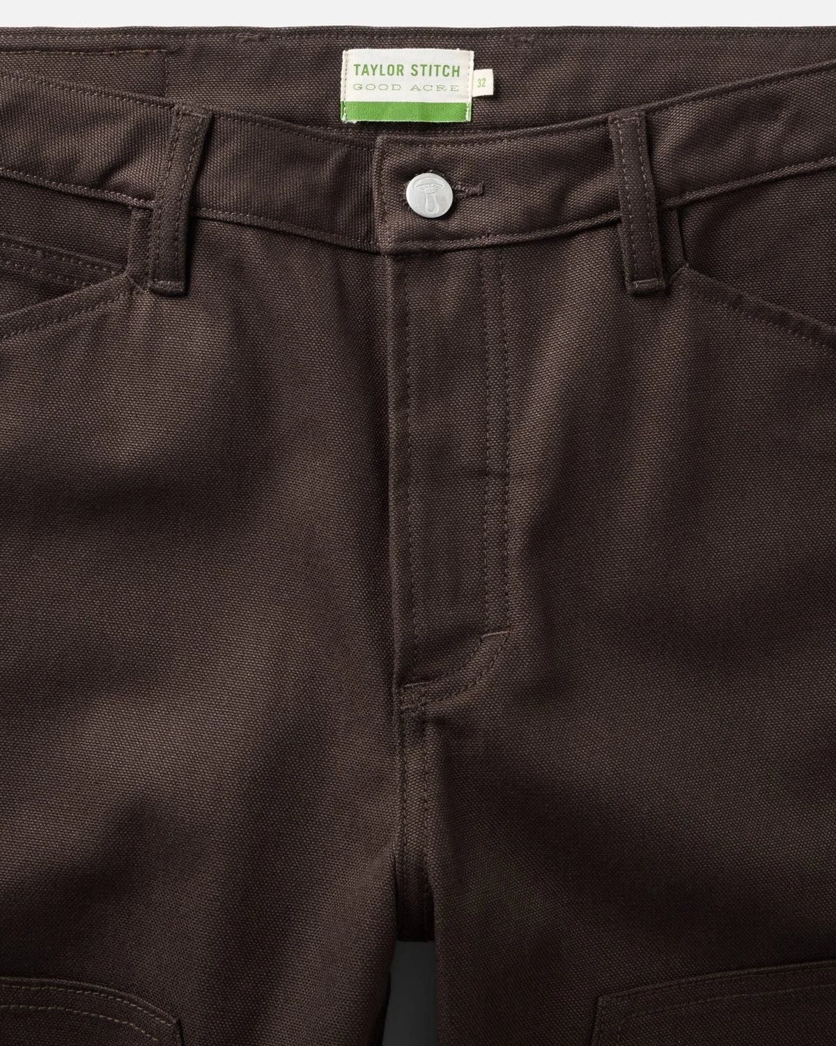 The Good Acre Chore Pant in Coffee Canvas