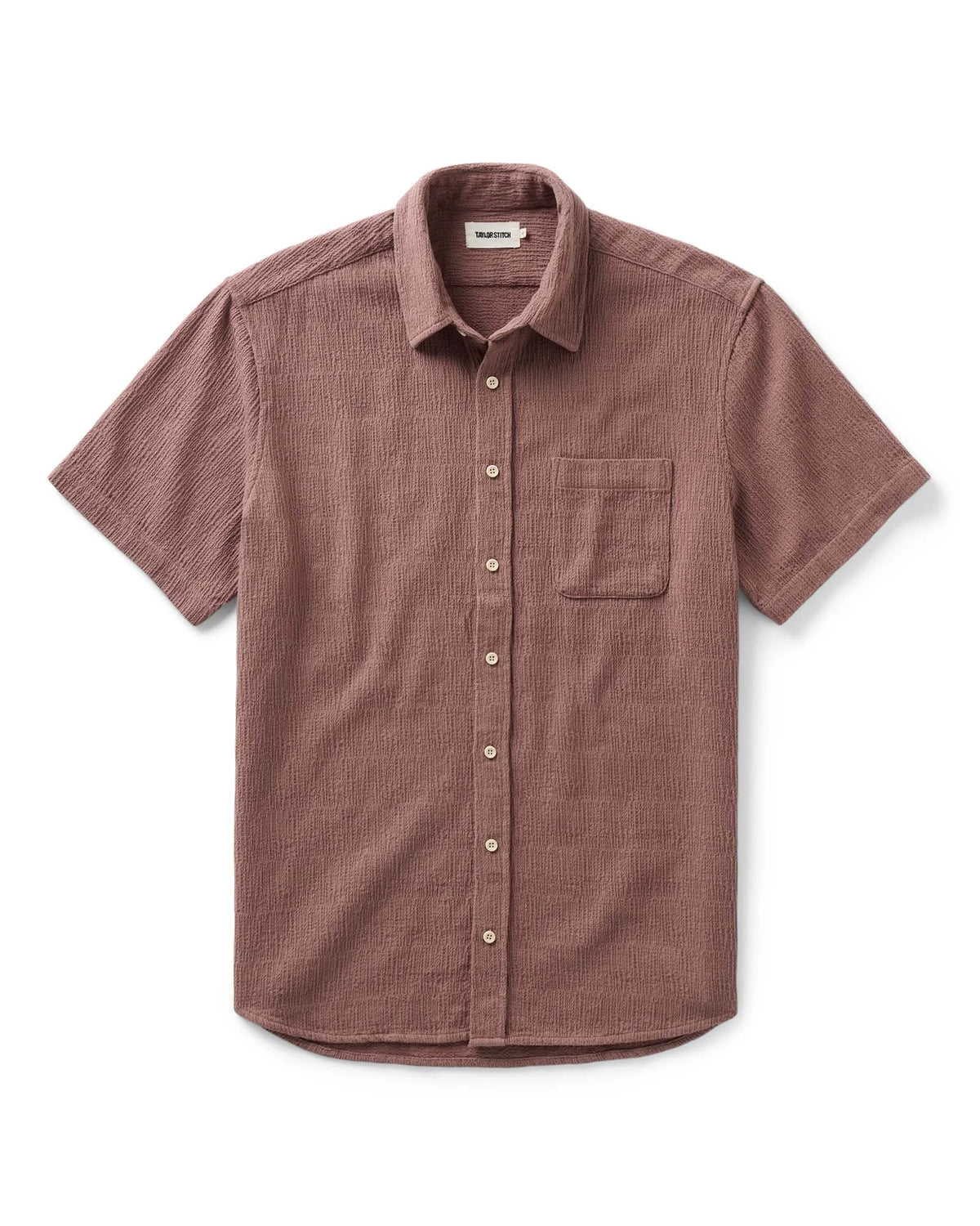 The Short Sleeve California in Redwood Hacci
