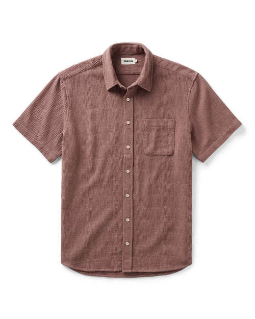 The Short Sleeve California in Redwood Hacci