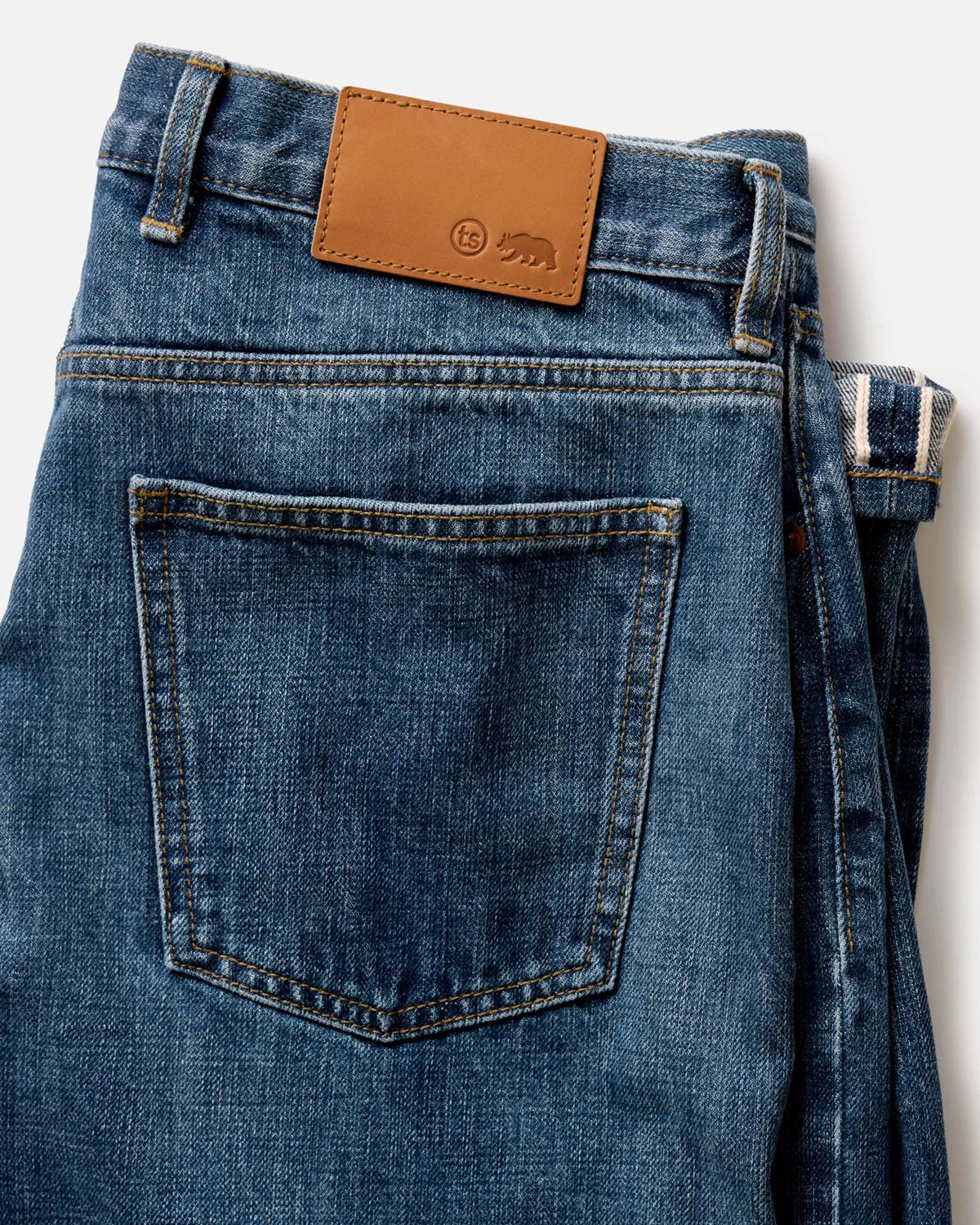 The Democratic Jean in Mid Wash Organic Selvedge