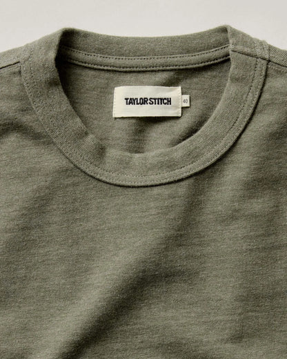 The Organic Cotton Shop Tee in Army Twist