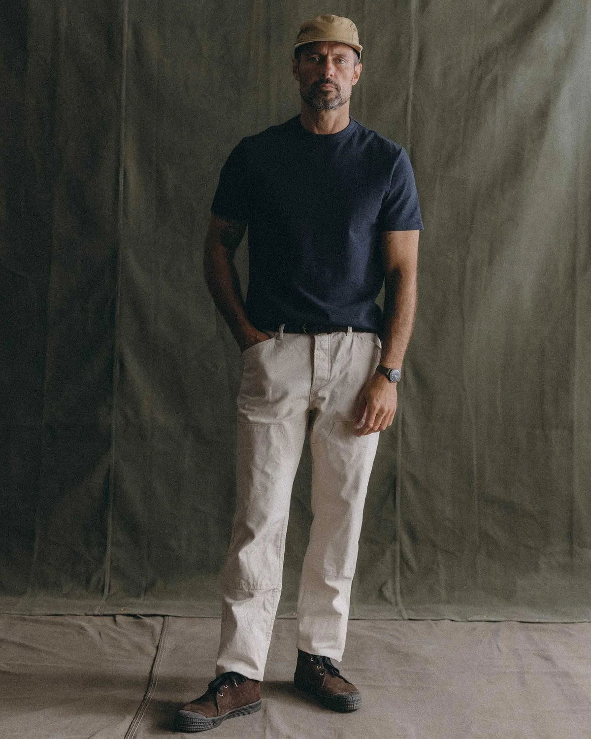 The Organic Cotton Shop Tee in Navy Twist
