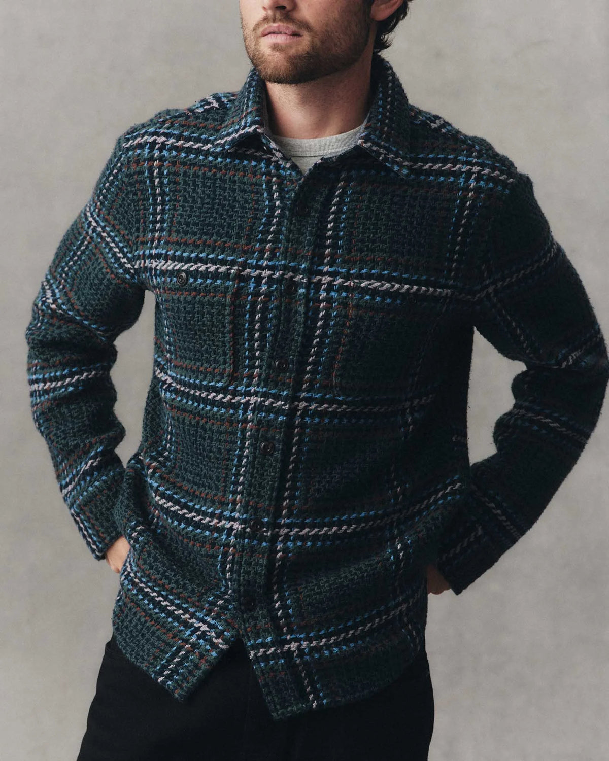 The Cutter Overshirt in Canal Check