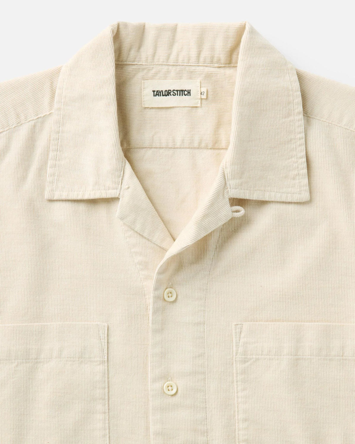 The Conrad Shirt in Heather Oat Pincord