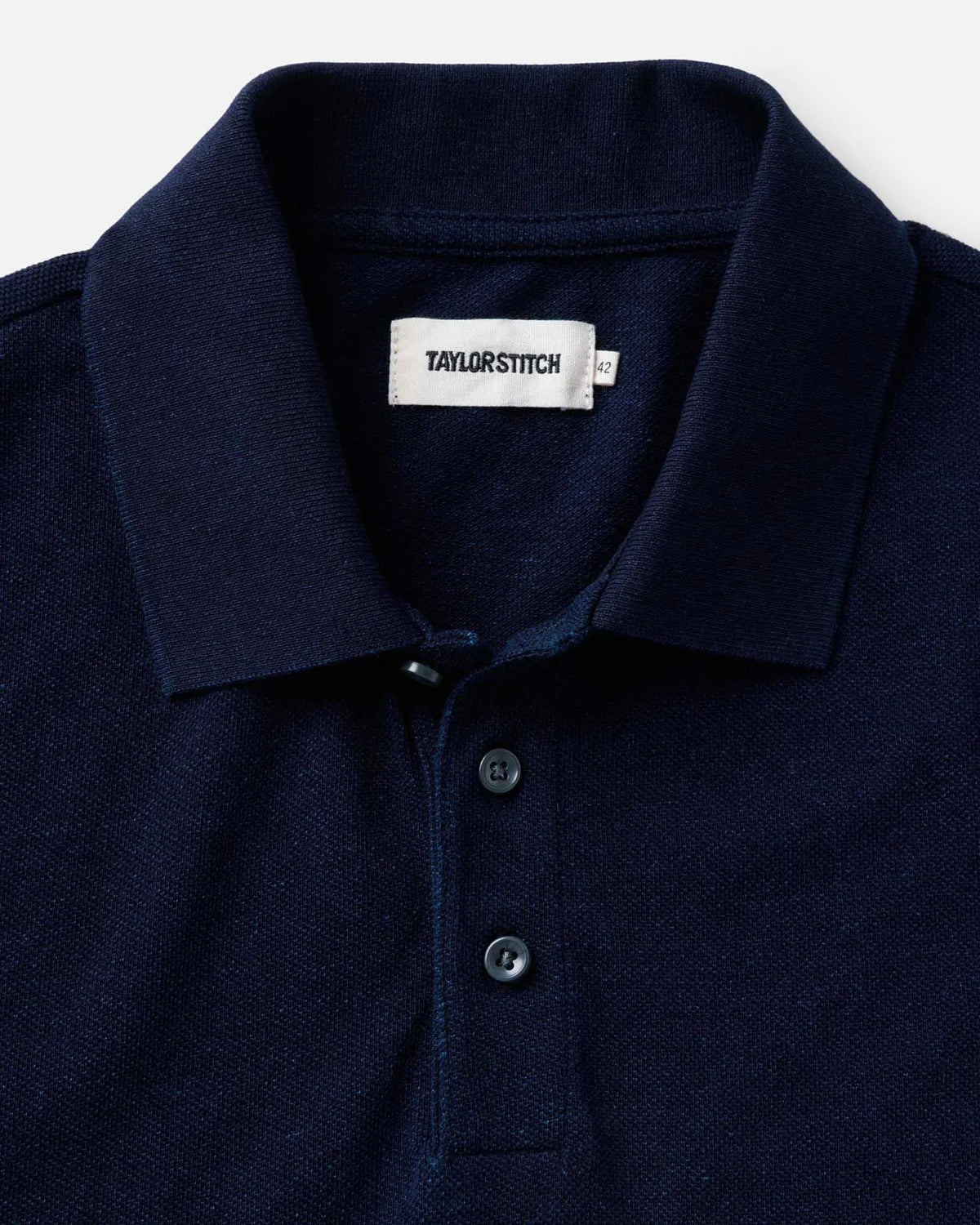 The Pacific Polo in Rinsed Indigo Pique