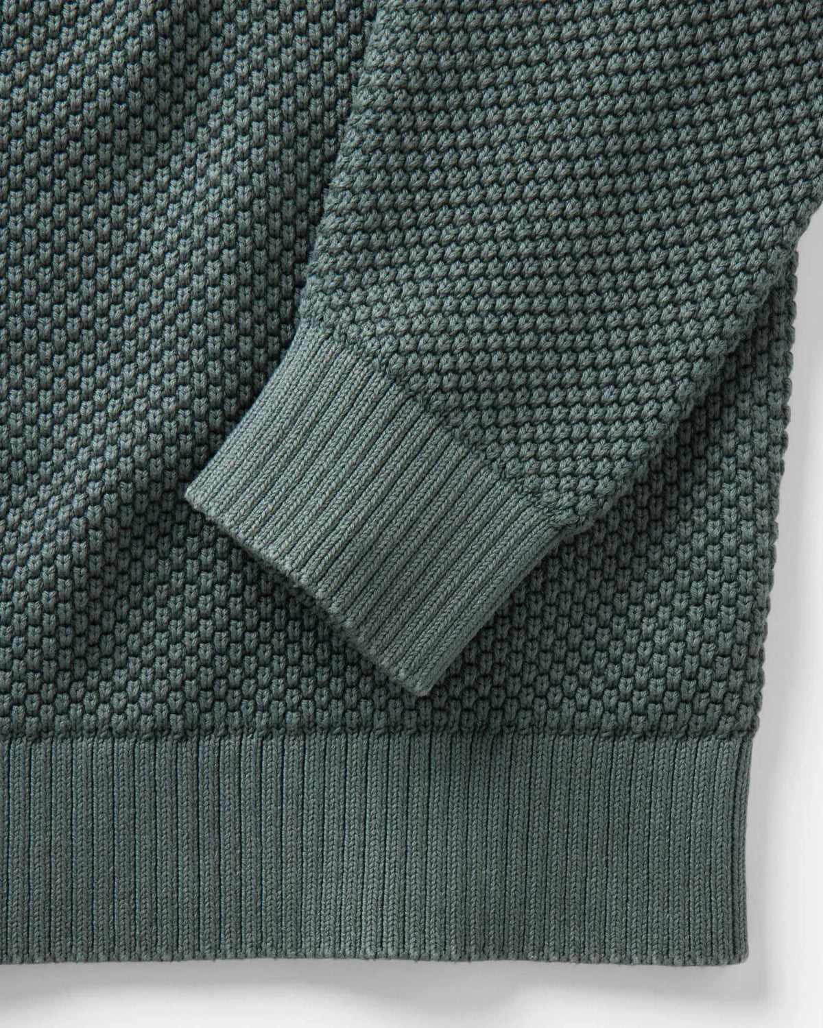 The Crawford Crew Sweater in Faded Spruce