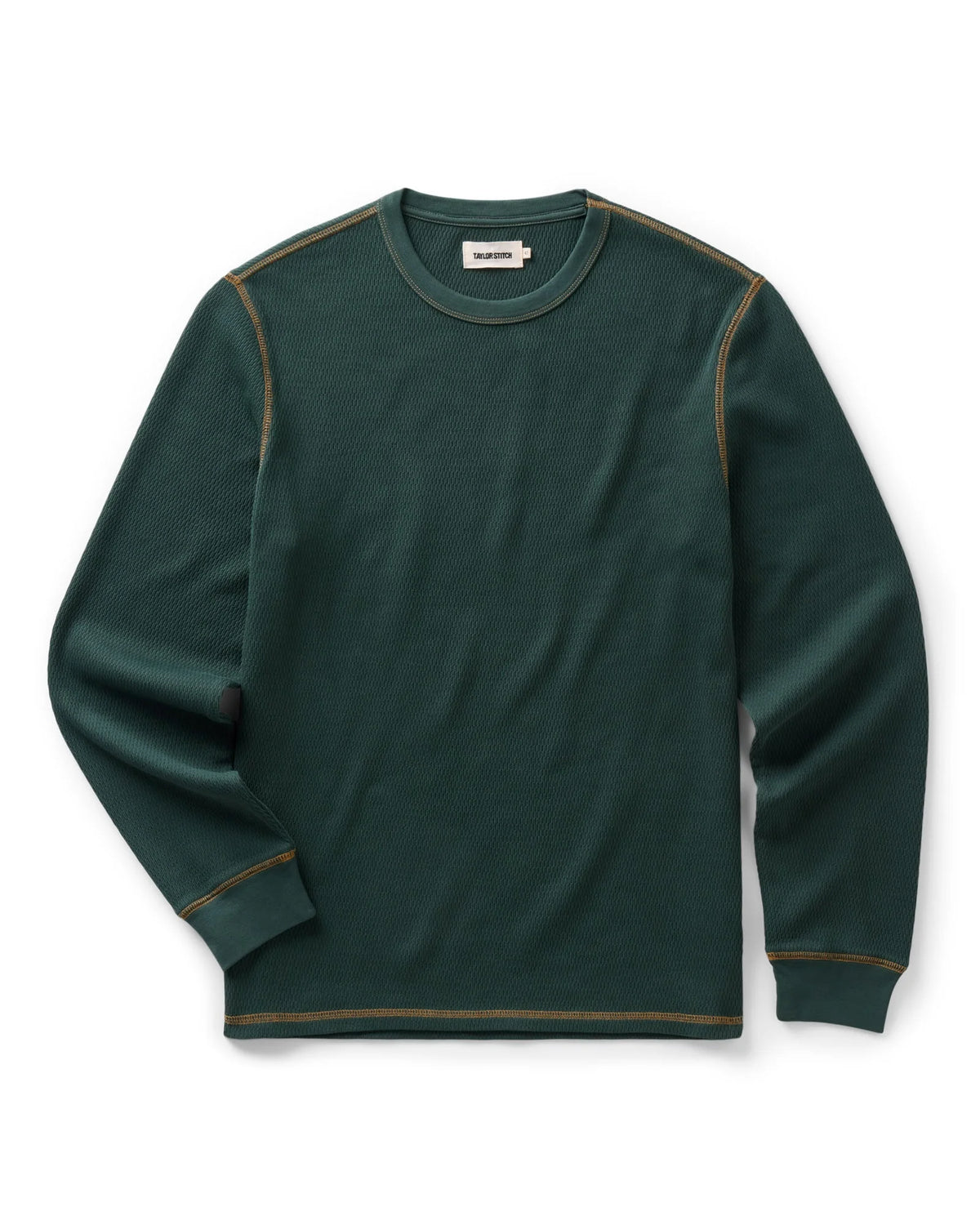 The Organic Cotton Crew in Dark Forest Waffle