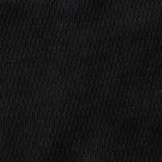 The Organic Cotton Crew in Faded Black Waffle