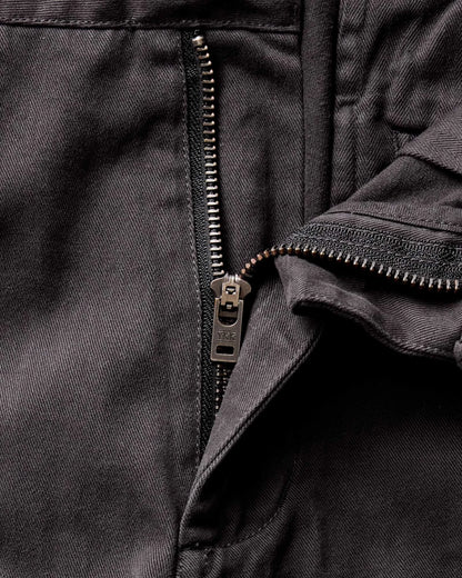 The Straight Foundation Pant in Organic Faded Black
