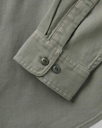 The Dispatch Shirt in Smoked Olive Broken Twill