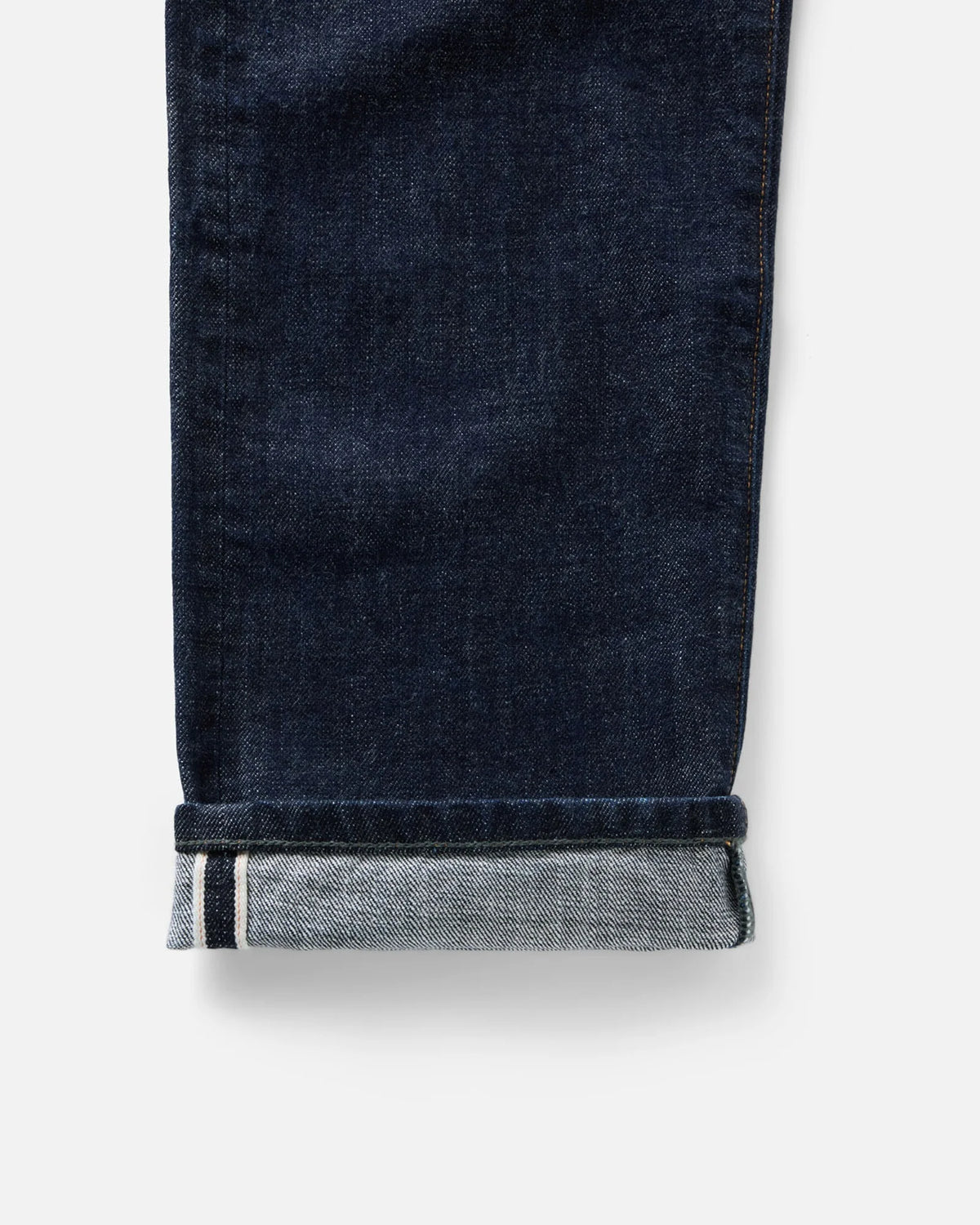 The Straight Jean in Rinsed Organic Selvedge