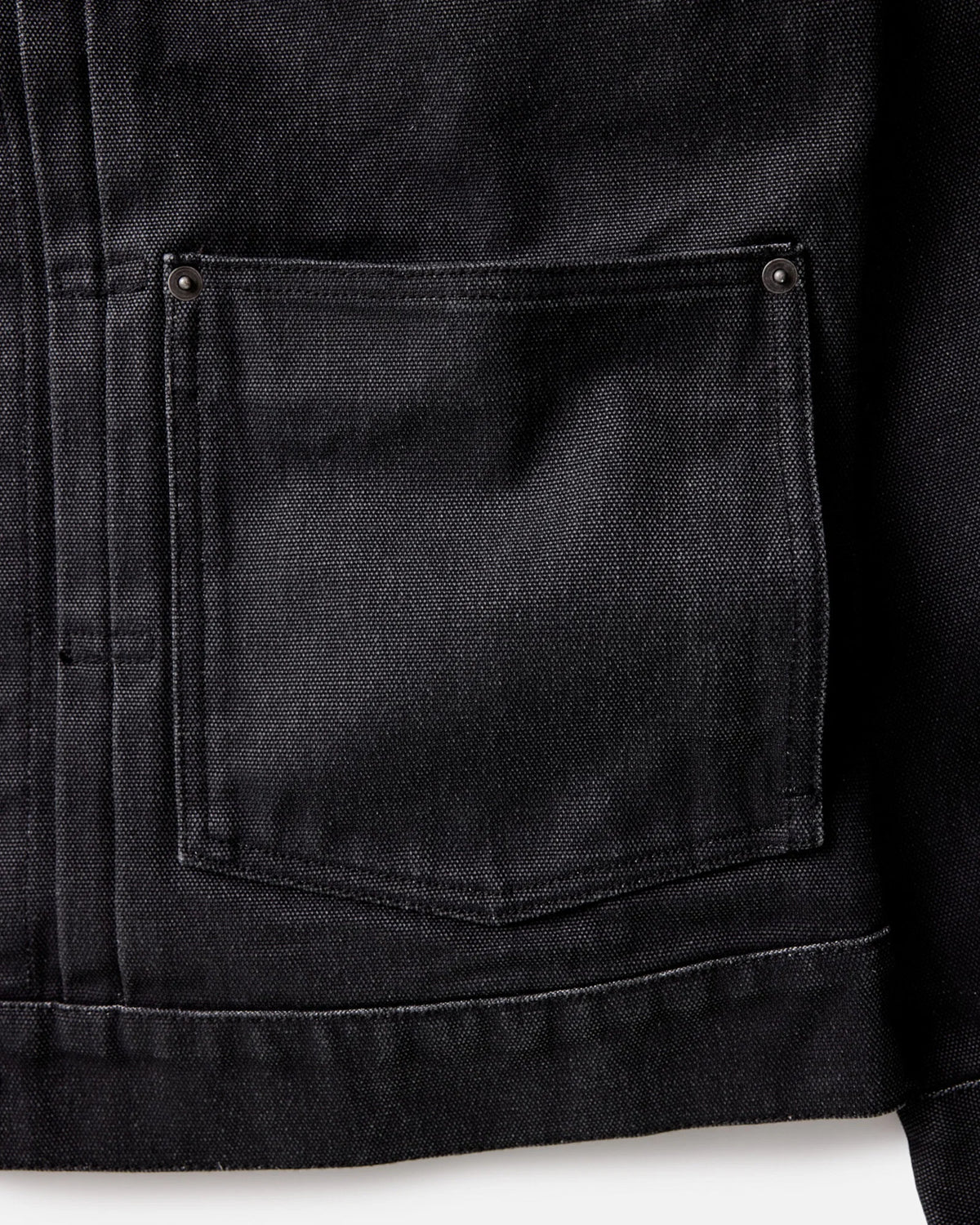 The Ryder Jacket in Coal Chipped Canvas