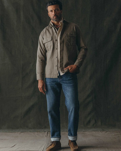 The Shop Shirt in Stone Chipped Canvas