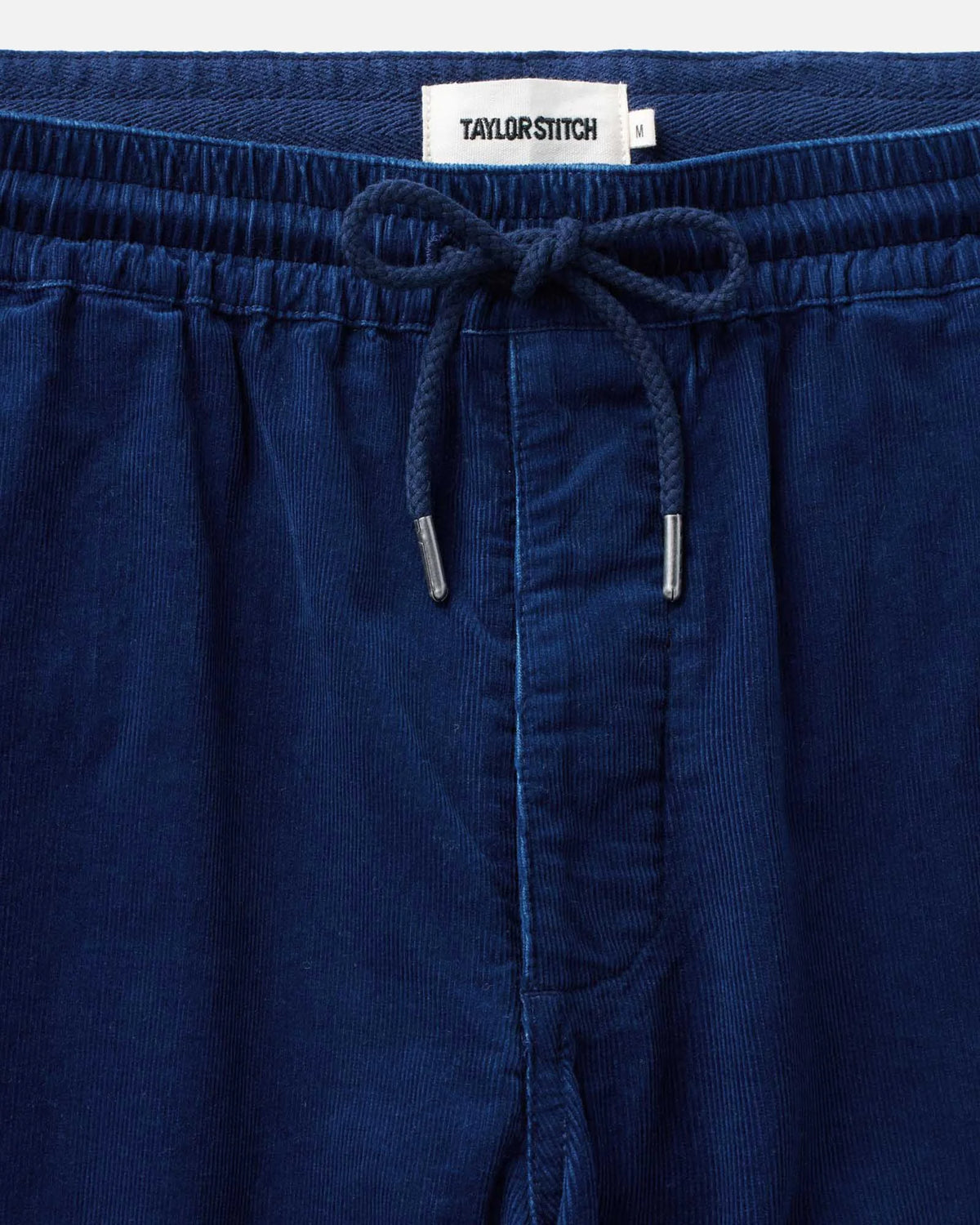 The Apres Short in Rinsed Indigo Pincord