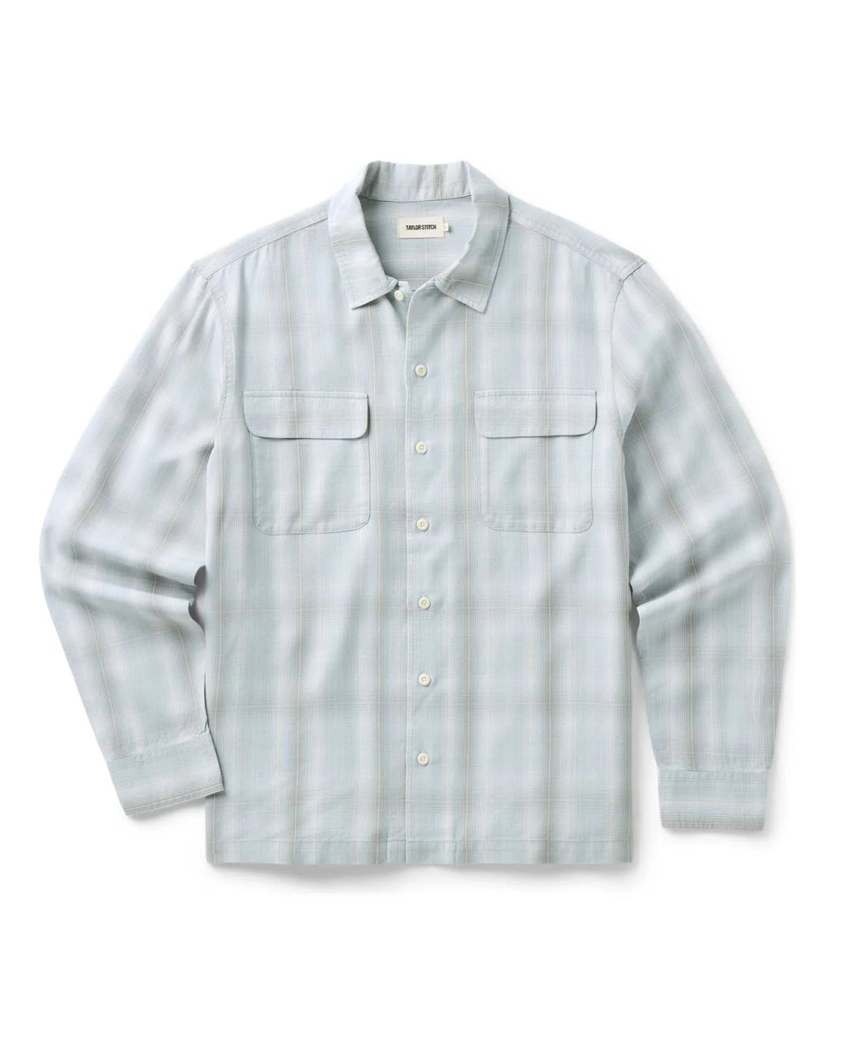 The Shore Shirt in Fog Check Lyocell