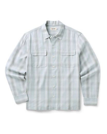 The Shore Shirt in Fog Check Lyocell
