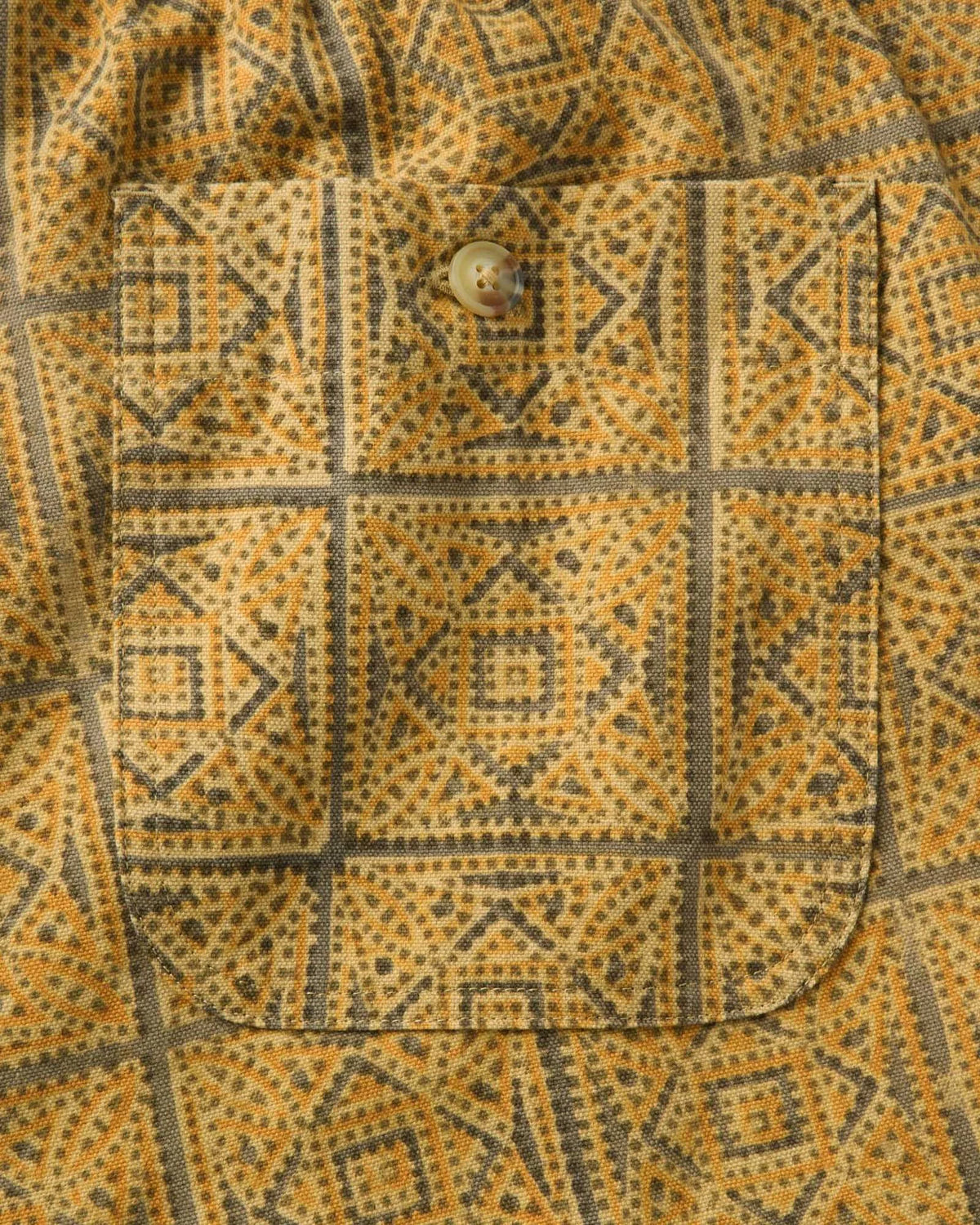 The Apres Short in Fennel Block Print