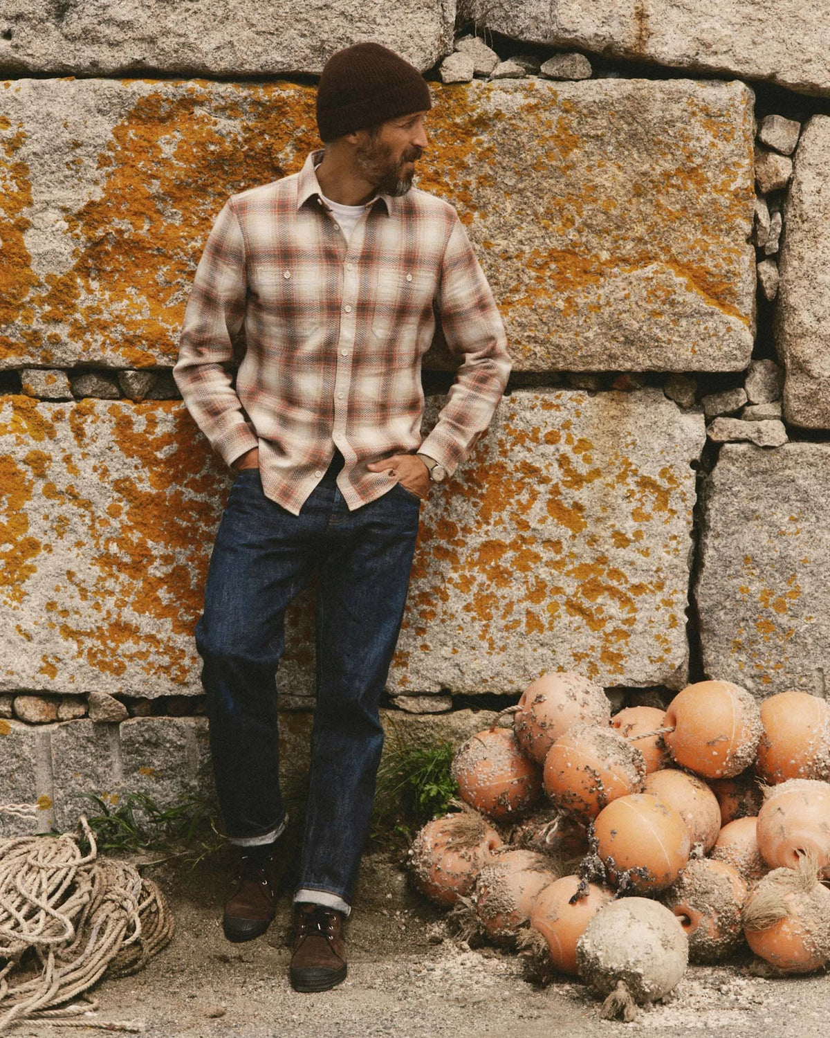 The Straight Jean in Rinsed Organic Selvedge