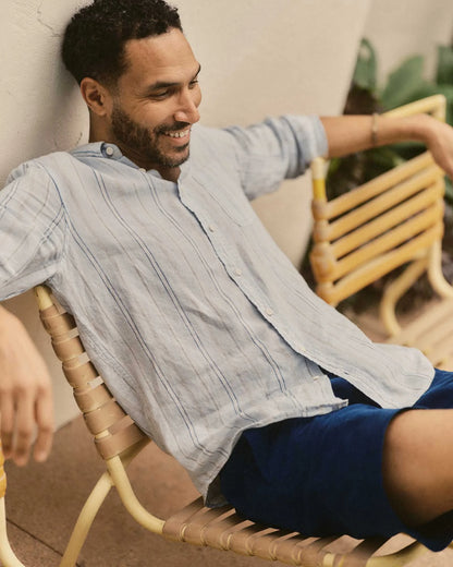 The Jack in Blue Sky Stripe Linen