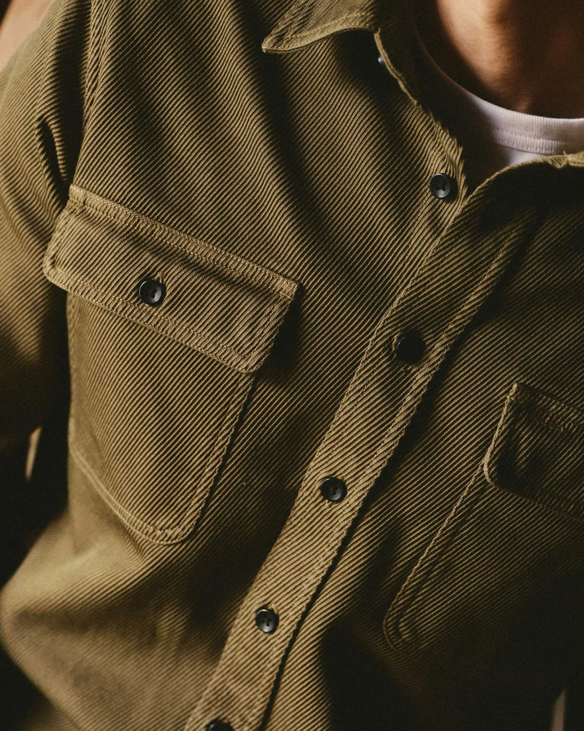 The Ledge Shirt in Bay Leaf Twill