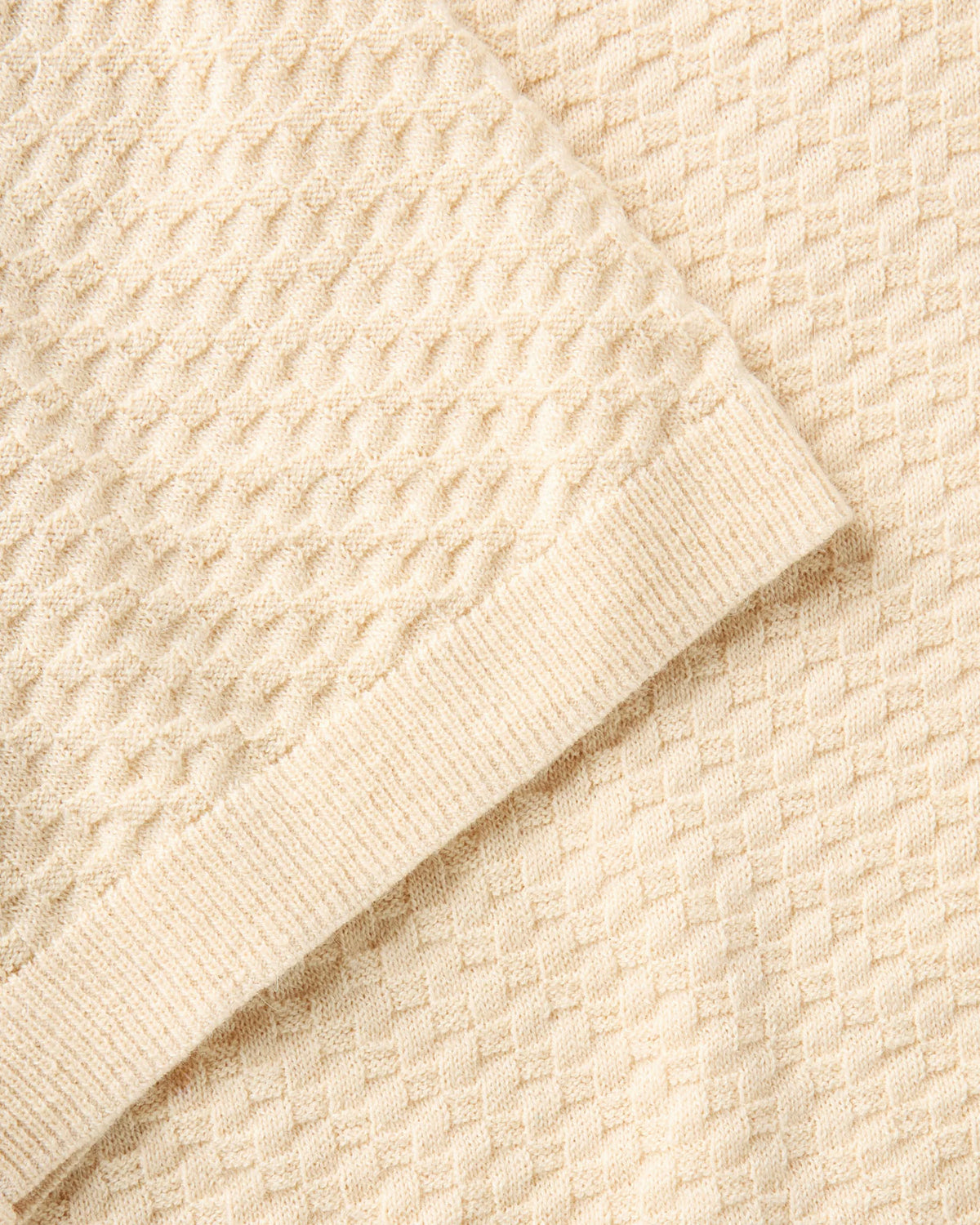 The Arlo Sweater Polo in Oat Texture Knit