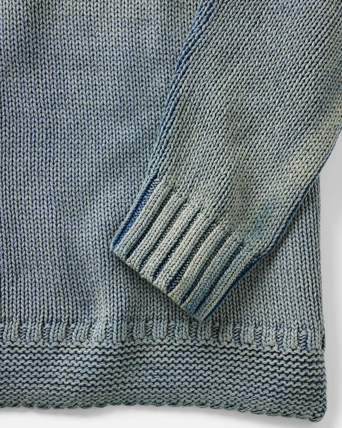 The Dory Crew Sweater in Washed Indigo