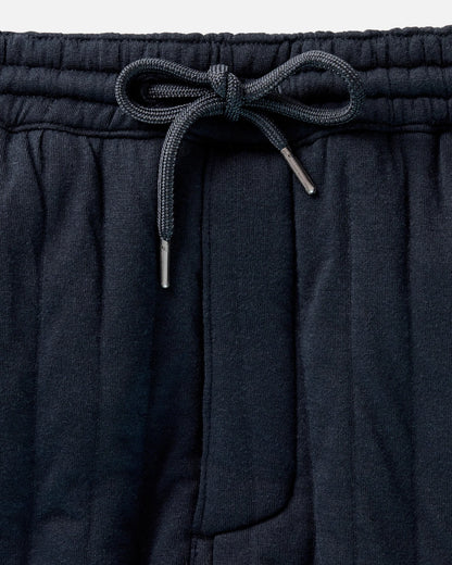 The Apres Pant in Heather Midnight Quilted Jersey