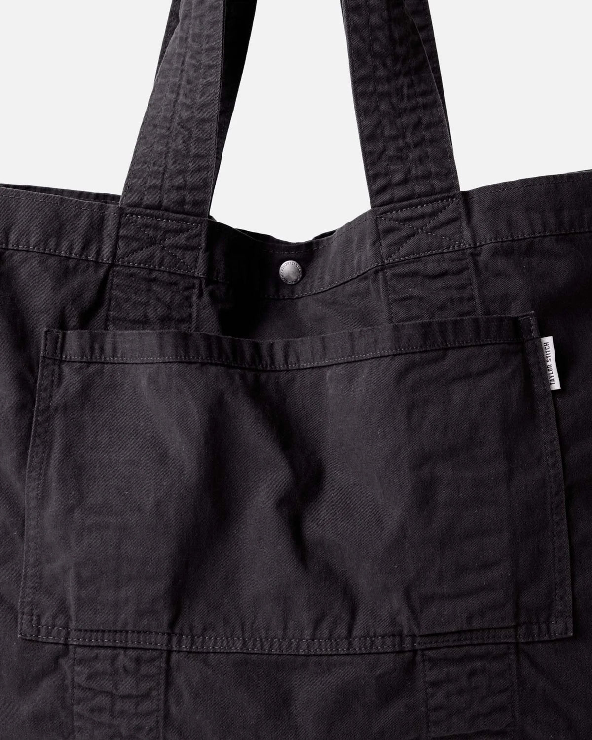 The Foundation Tote in Organic Faded Black