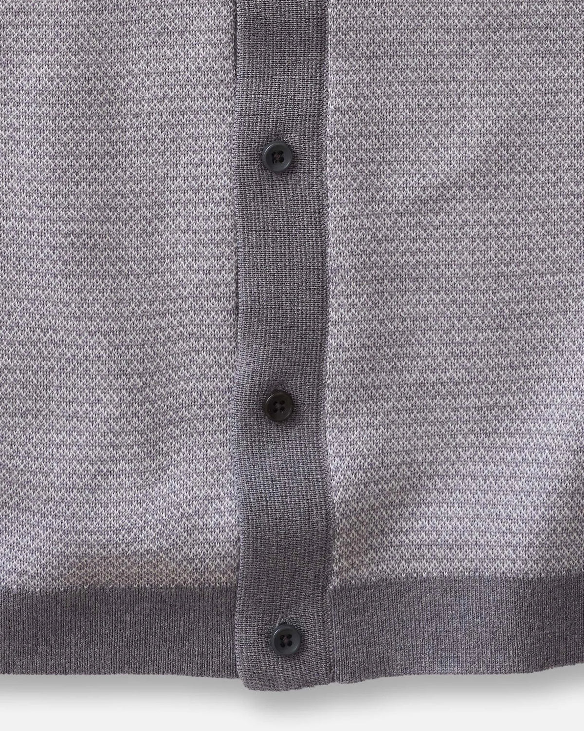 The Nichols Polo in Heather Grey Birdseye Merino