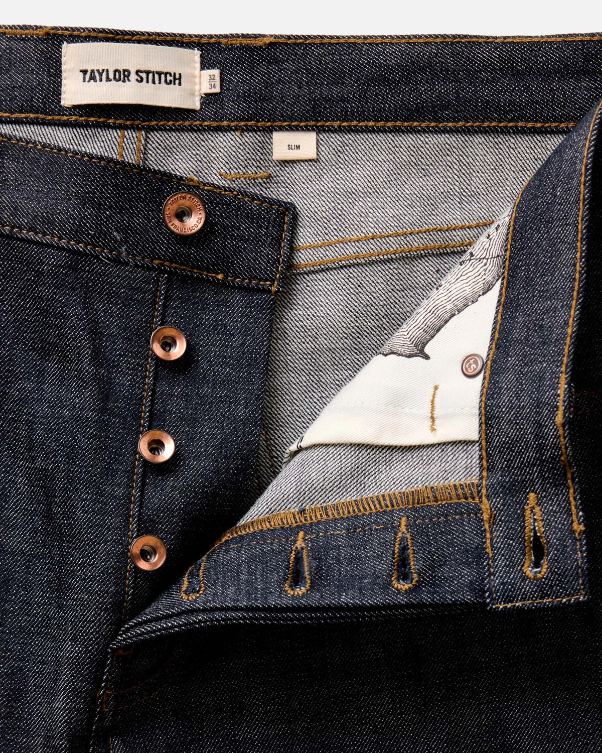 The Slim Jean in Rigid Organic Selvedge