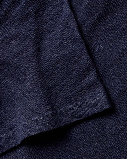 The Slub Tee in Rinsed Indigo