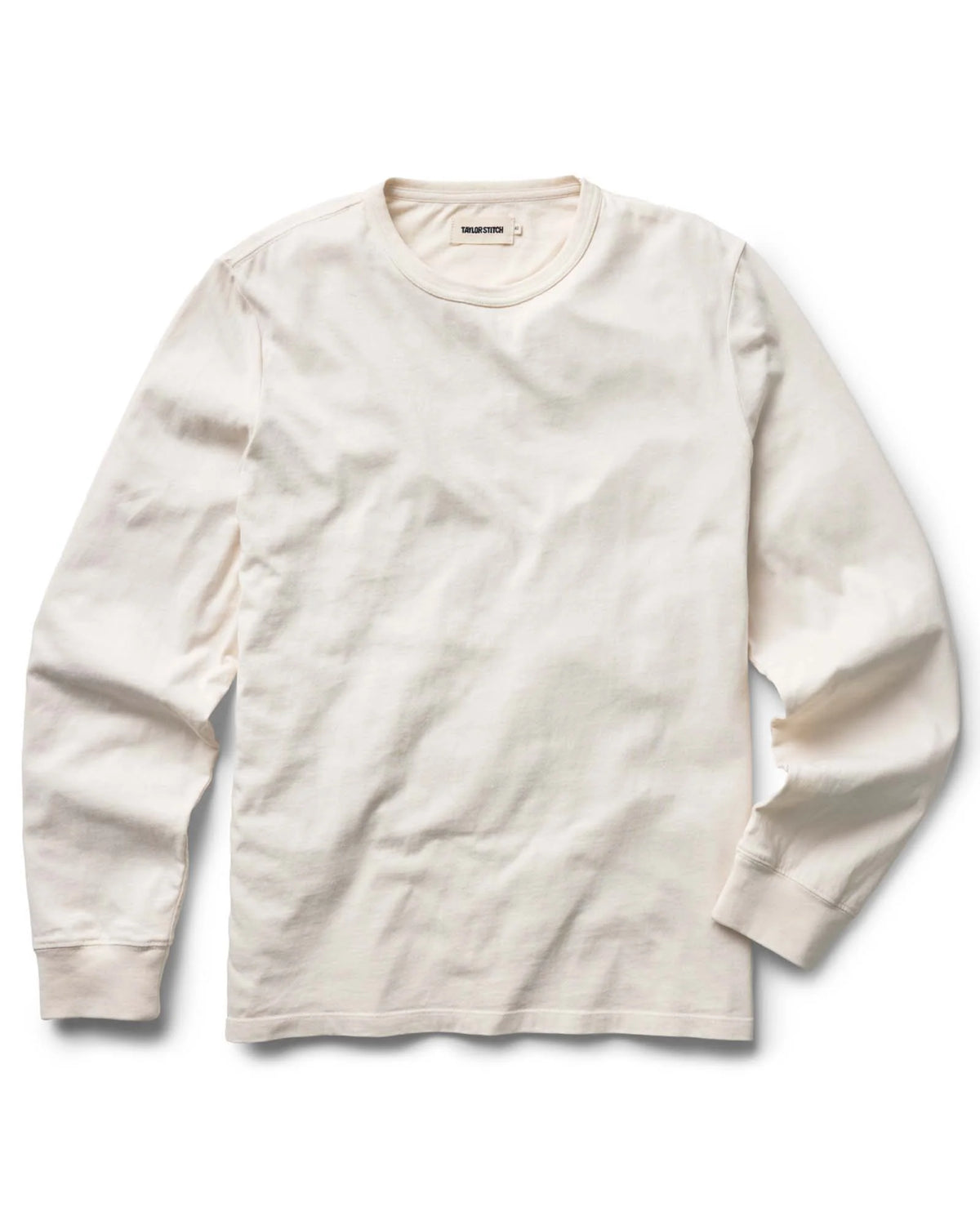 The Organic Cotton Long Sleeve Tee in Vintage White