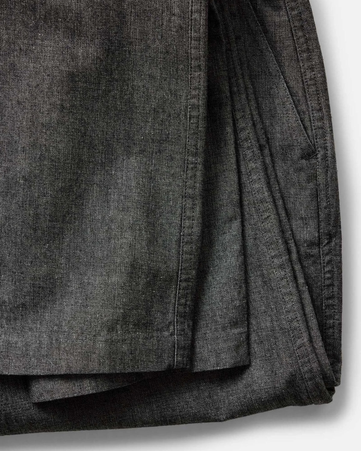 The Easy Pant in Black Indigo Chambray