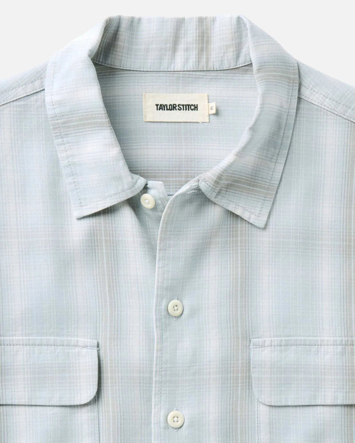The Shore Shirt in Fog Check Lyocell
