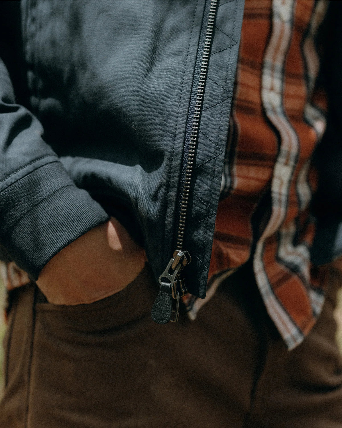 The Camp Pant in Aged Penny Chipped Canvas